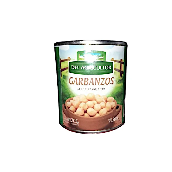 Garbanzos secos remojados 350 gr - Del Agricultor