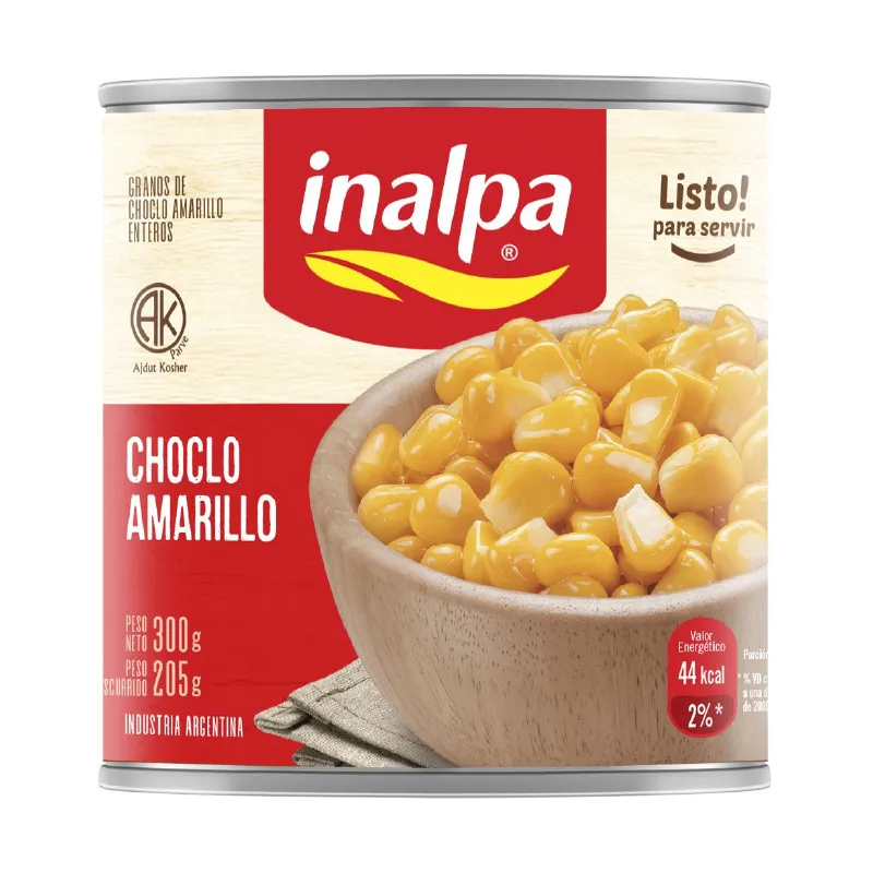 Lata choclo en granos 280 g - Inalpa