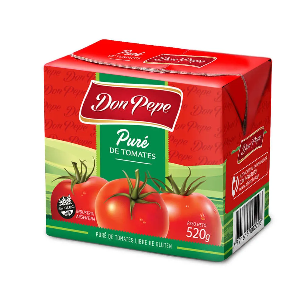Pure de tomate 520 gr - Don Pepe