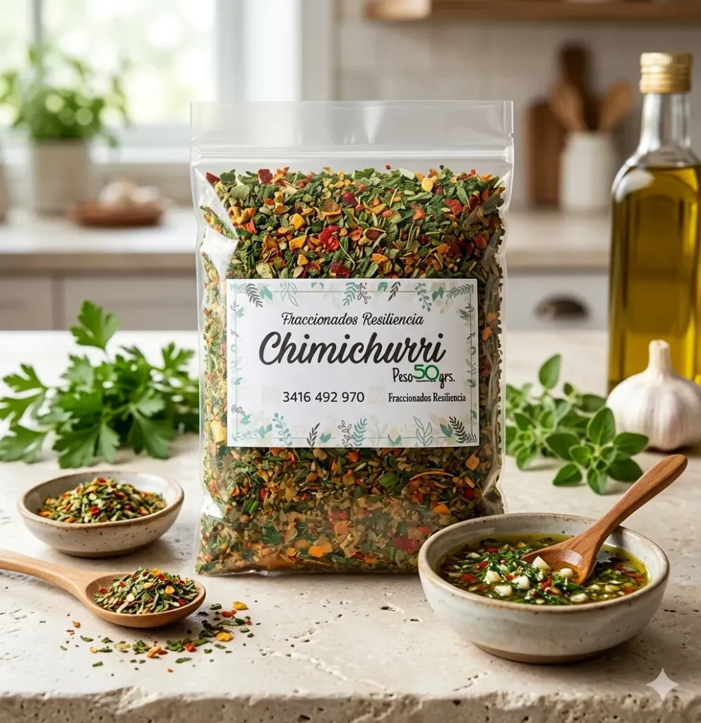 [ALM25155] Chimichurri x 50 g - Fraccionados Resiliencia