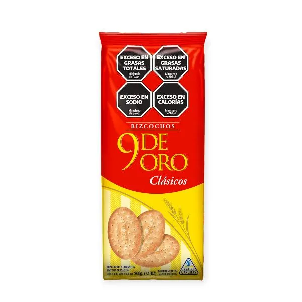 [ALM25004] Bizcochos salados 200 g - 9 de Oro