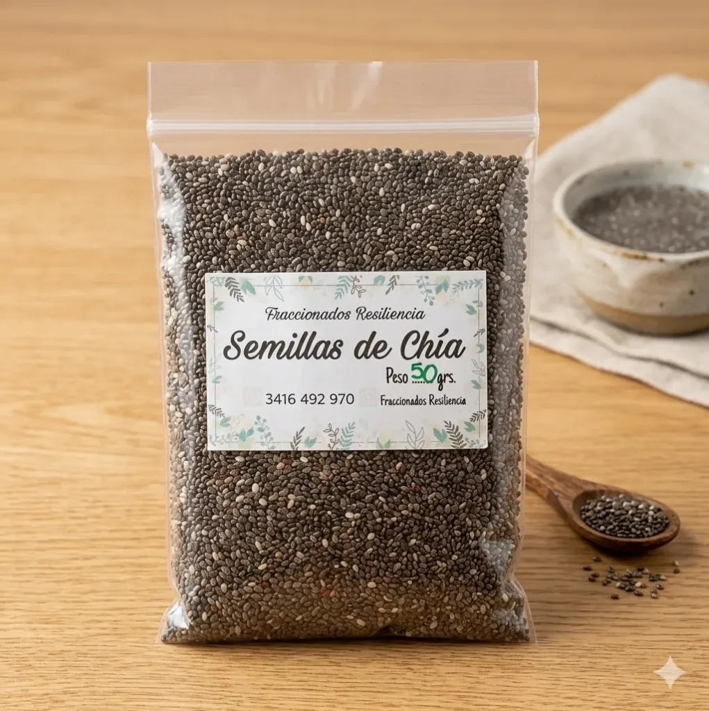 Semillas de chia x 50 g - Fraccionados Resiliencia