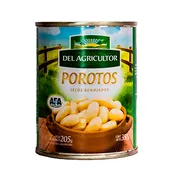 Porotos secos remojados  350 g - Del Agricultor