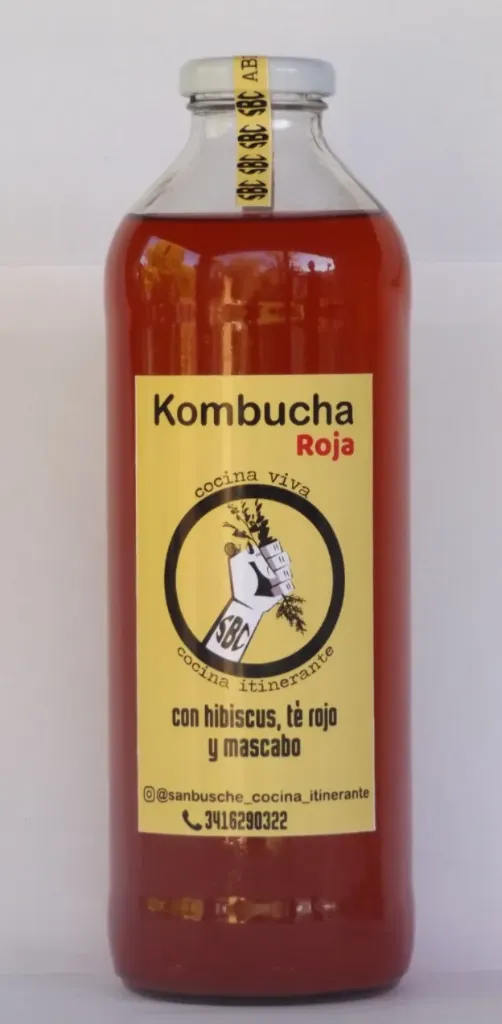 Kombucha roja 910 cc - SBC Cocina Viva
