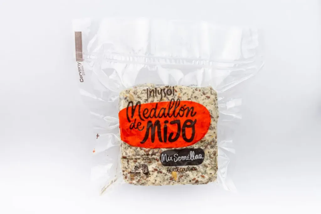 Milanesas de mijo agroecologico con mix de semillas 4 unid - Intysol