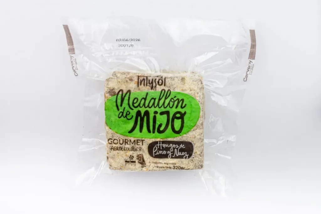 [FRE60151] Milanesas de mijo con hongos de pino y  nuez  4 unid - Intysol