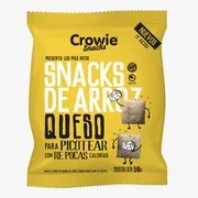Snack de arroz sabor queso 50 g - Crowie