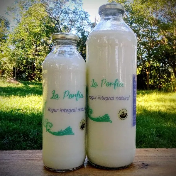 [FRE60195] Yogurt integral natural  1 litro - La Porfia