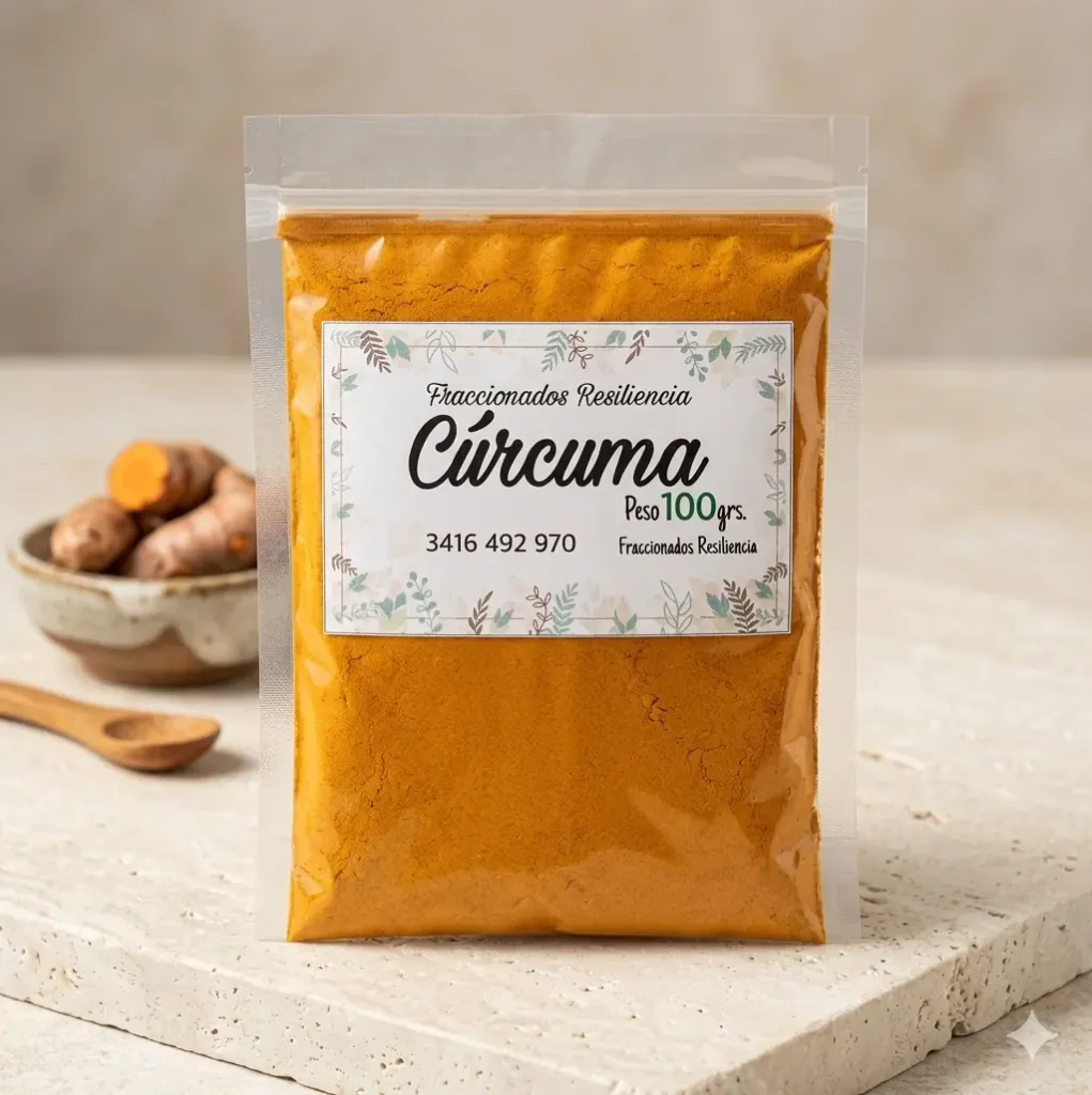 [ALM25152] Curcuma x 50 g - Fraccionados Resiliencia