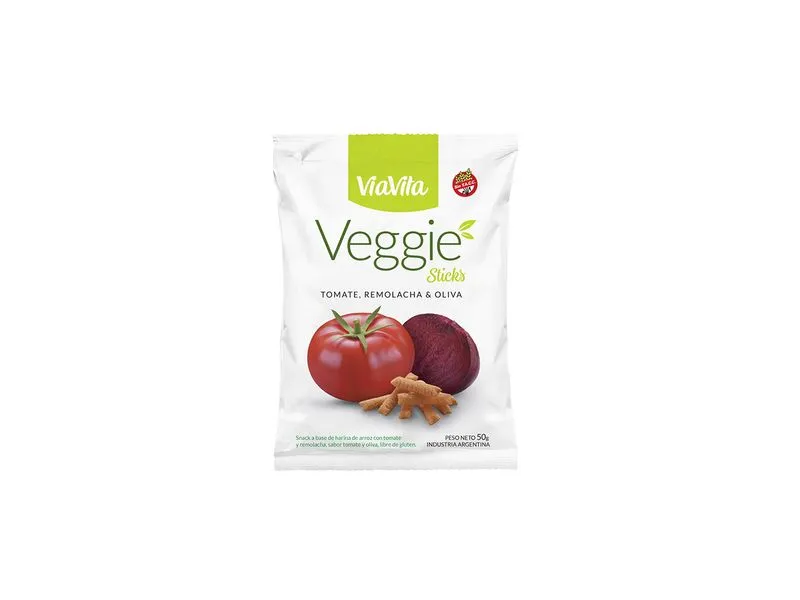 [ALM25227] Veggie sticks de tomate remolacha y oliva 50 g - Crowie