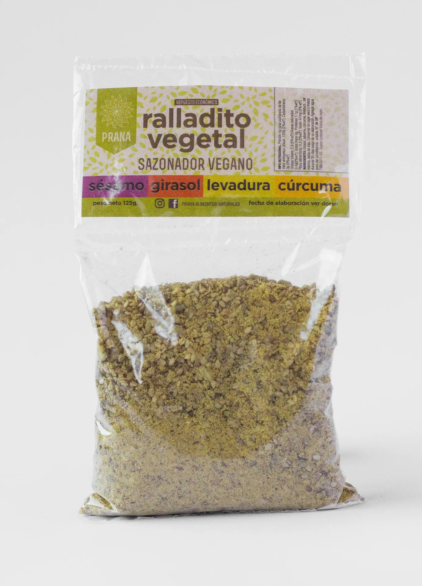 Ralladito Vegetal 125 g - PRANA
