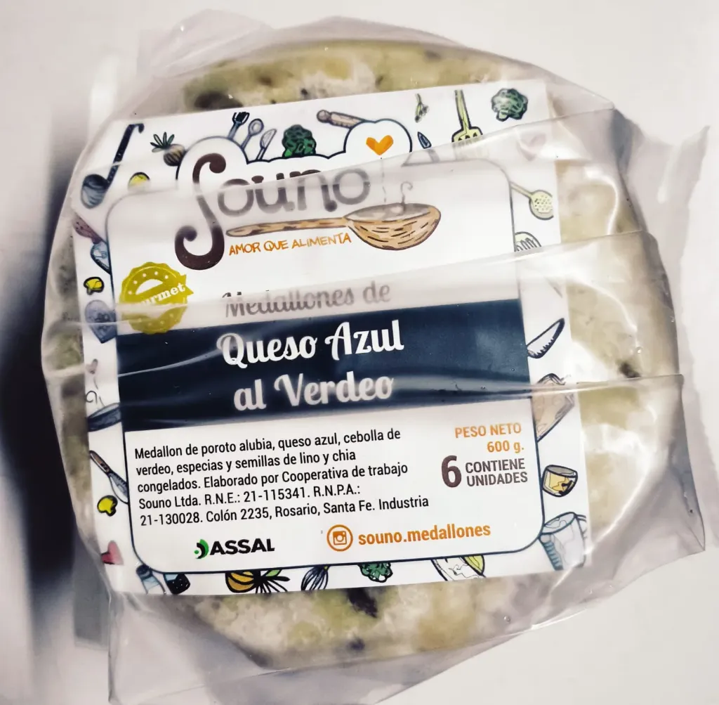Hamburguesas de queso azul al verdeo  - Souno