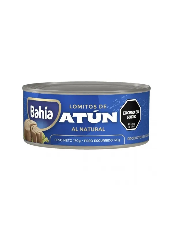 Atún en lata lomito natural 170 g - Bahía