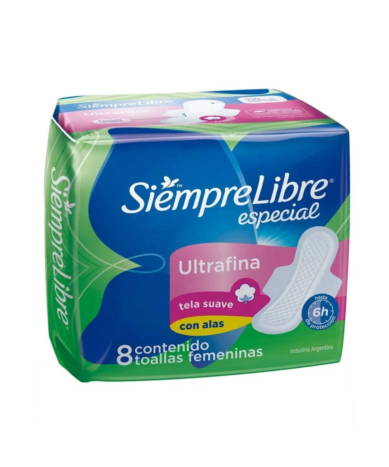 Toallitas 8 u - Siempre Libre