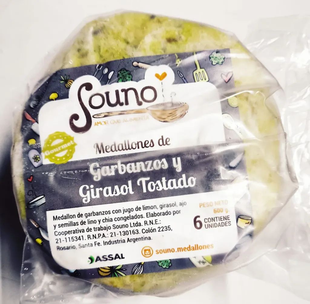 [FRE04026] Hamburguesas de garbanzo y girasol tostado  - Souno