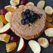 Panquequitos de avena manzana y canela 6 unidades - Sana sana