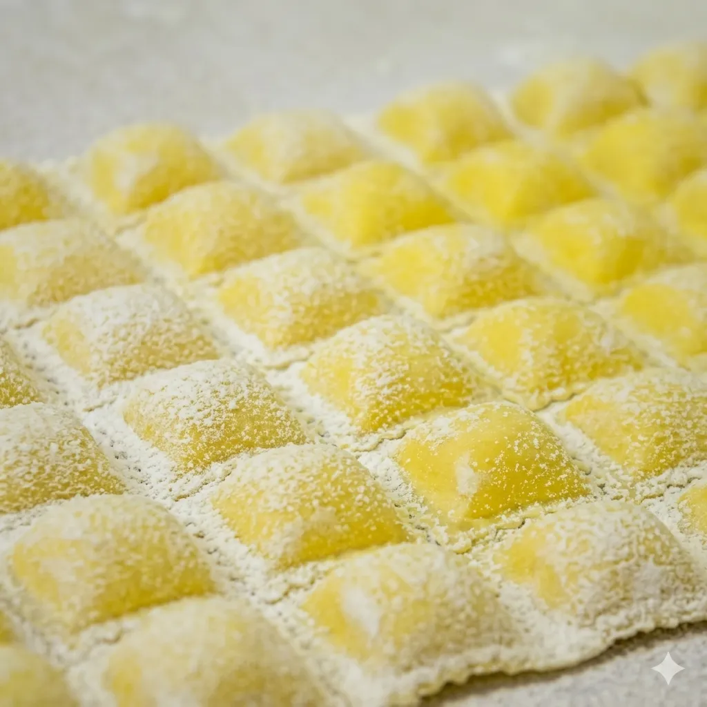 Ravioles de calabaza y muzzarella 1 k - Alimentos con Amor