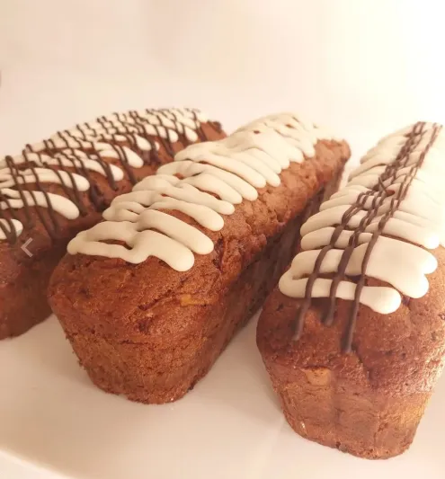 Budin integral de manzana y nueces - Panamby