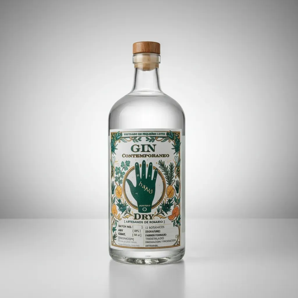 [PRD0030] Gin 12 Botánicos 500 cc - Hand