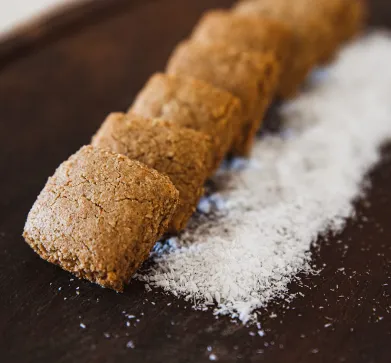 Galletitas integrales de coco y azúcar mascabo 180 g - Panamby