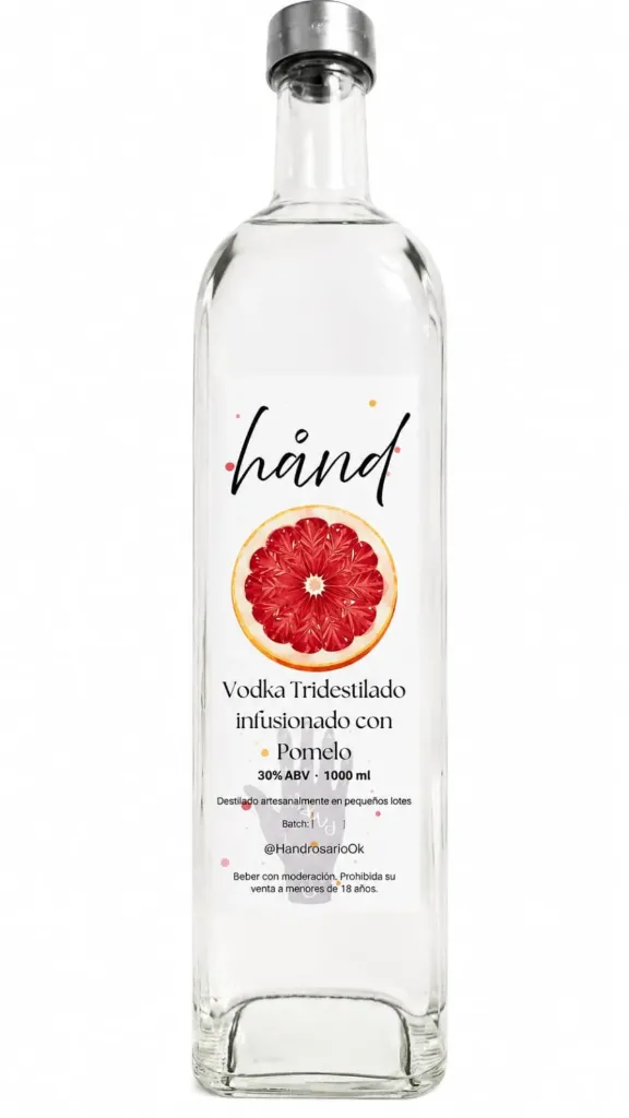 [PRD0056] Vodka infusionado en pomelo rosado 1 lt - Hand