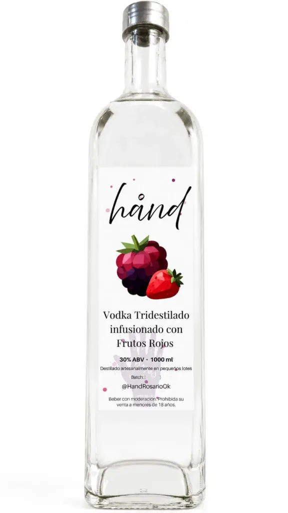 [PRD0060] Vodka infusionado en frutos rojos 1 lt - Hand